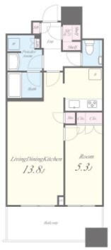 パークタワー勝どきサウス 間取り