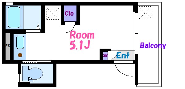 フラット根津 間取り
