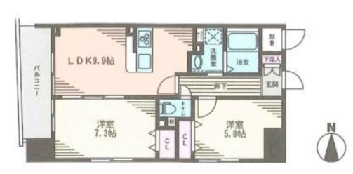 レシオイシワラ 間取り