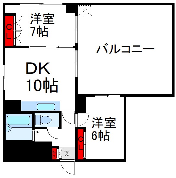 メゾンキィーズ   間取り