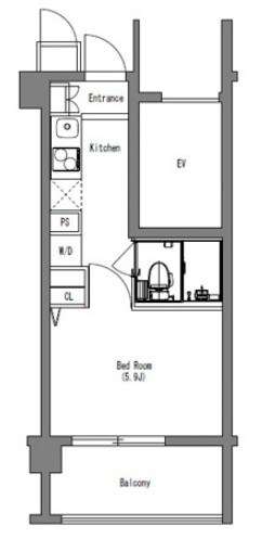 プライムアーバン月島 間取り