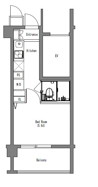 プライムアーバン月島 間取り