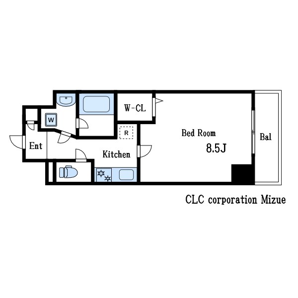 ユリカロゼ篠崎駅前  間取り図