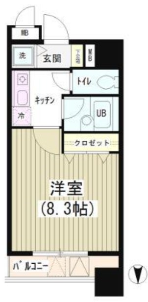 アクアコート   間取り