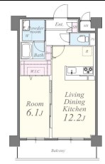 ライツ石原 間取り図