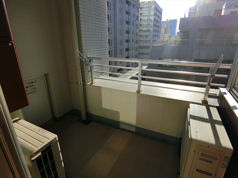 ドゥーエ月島   ベランダ