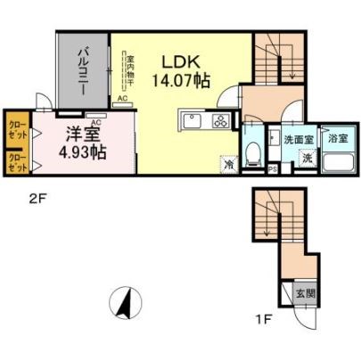 アンジュール西小岩 間取り