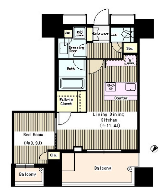 リビオ日本橋人形町 間取り
