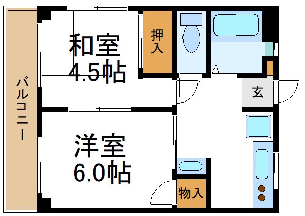 コーポイイダ 間取り