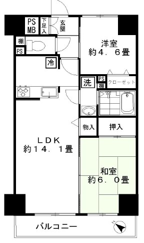 ロイヤルプラザ浅草 間取り図