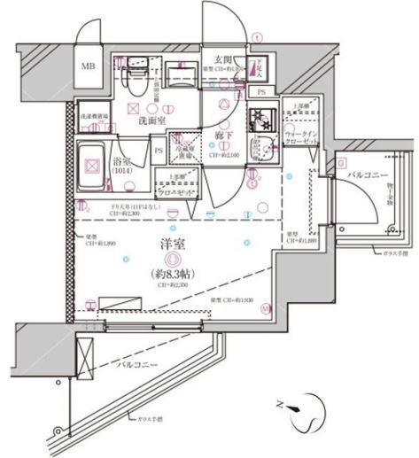 ディアレイシャス北千住 間取り