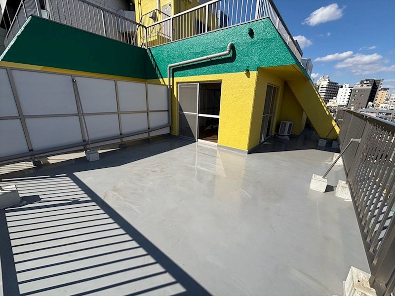 寿コーポラス ベランダ