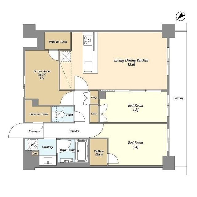 グランカーサ瑞江 間取り図