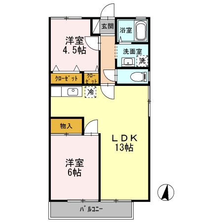 グレースハイム  間取り