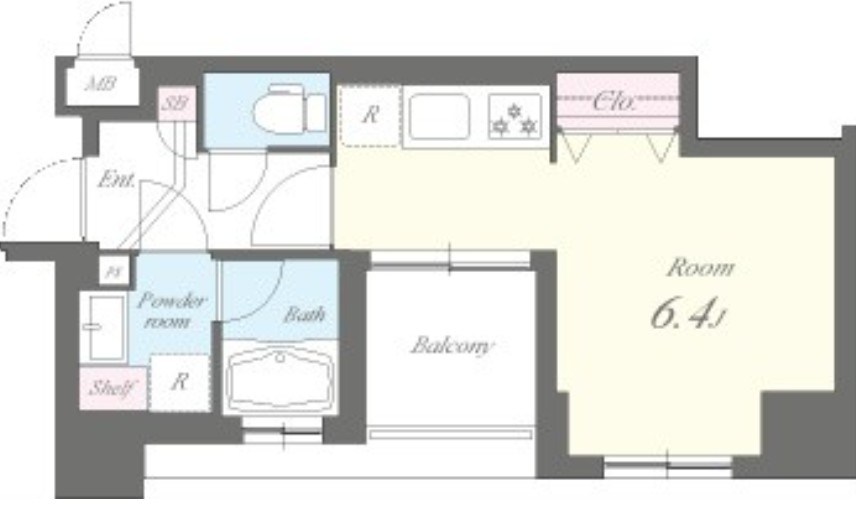 エリートタウン日本橋 間取り