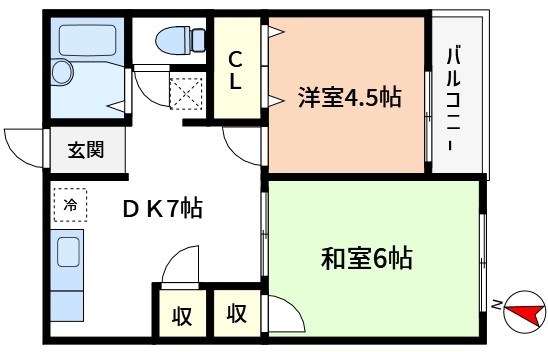 第一マジマハイツ春待月 間取り