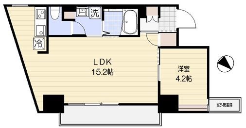 ラ・ブークル  304号室 間取り
