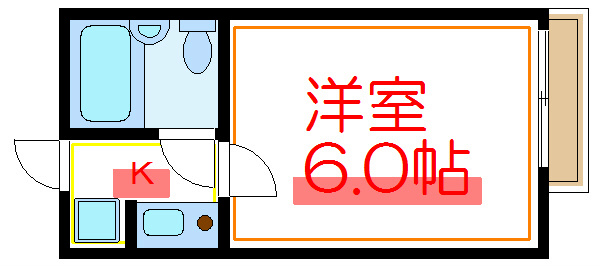 ハイムプリマヴェーラ　栗原 間取り