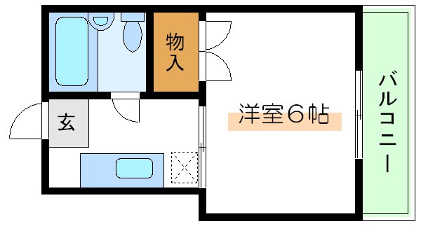 シティーハイツ 間取り図