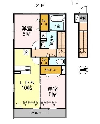 オアシス　パティオ 間取り