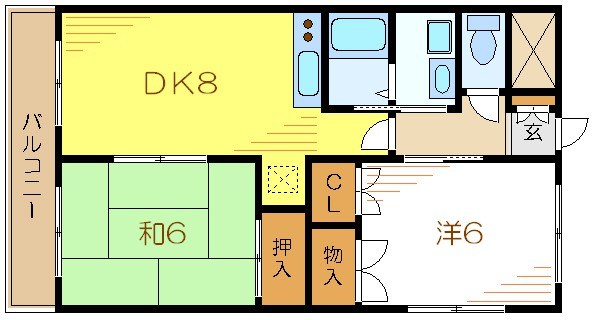 エスポワール篠崎2 間取り