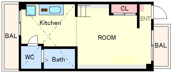 ハイサルーン 間取り図