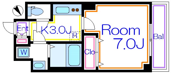 ソレイユ南千住 間取り