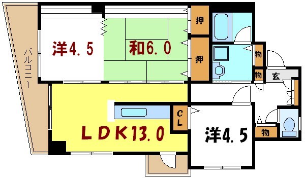 カトルセゾン 間取り