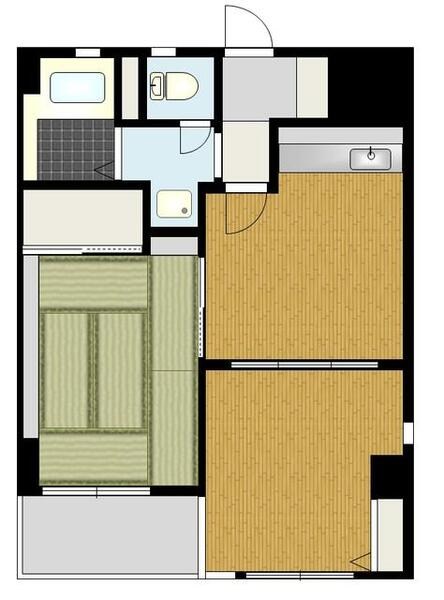 グリーンサイド   間取り