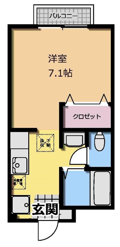 ＮＳコーポA 間取り