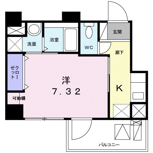 ＨＡＰＰＹ　ＨＩＬＬＳ  間取り