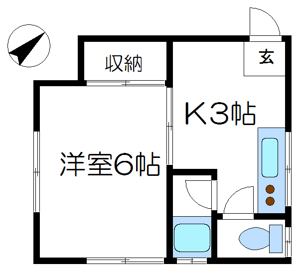 メゾン睦  間取り