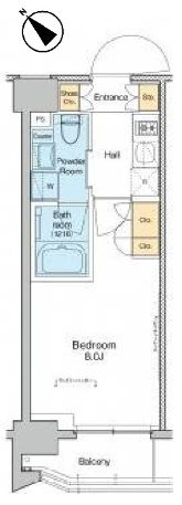 プラウドフラット月島アベニュー   間取り