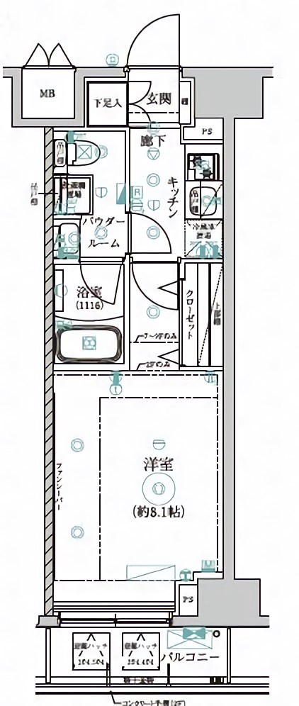 REALIZE千住大橋 間取り