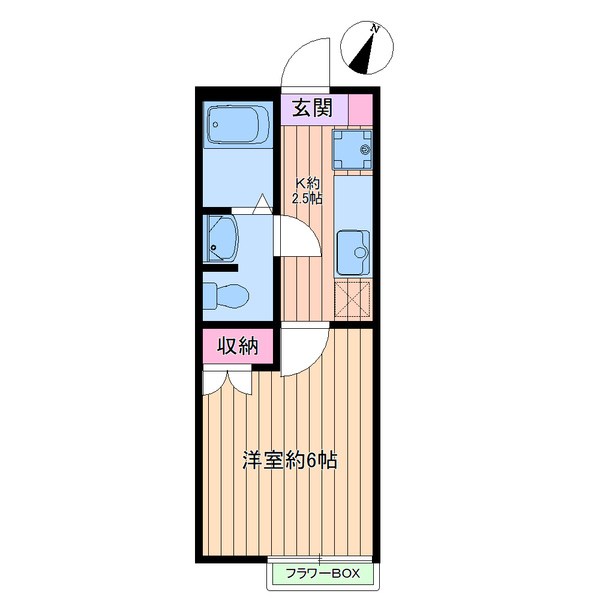 グリーンリーフ　レジデンス 203号室 間取り