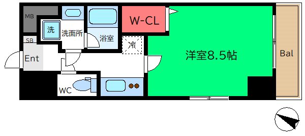 ユリカロゼ篠崎駅前 間取り