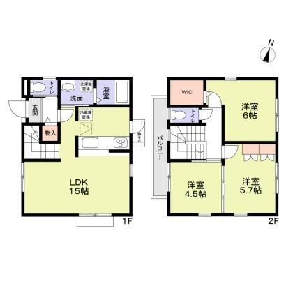 西新井栄町2丁目戸建 間取り