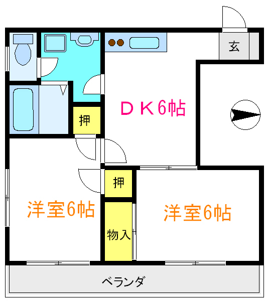 リコーハイツ  間取り