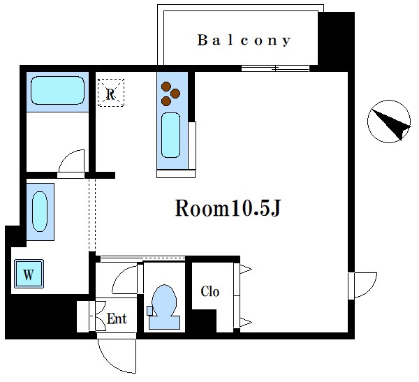 カスタリア人形町Ⅲ  間取り