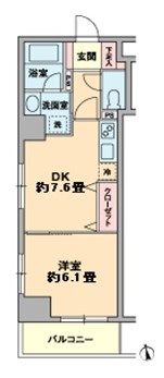 カスタリア新富町 間取り