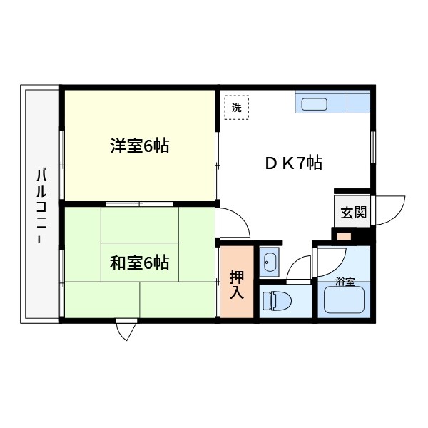 コーポ皆川 間取り