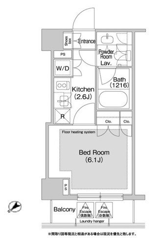 コンフォリア日本橋人形町イースト  間取り