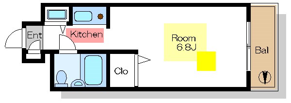 エビス西大島     間取り