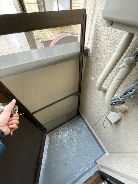 金城ビル ベランダ