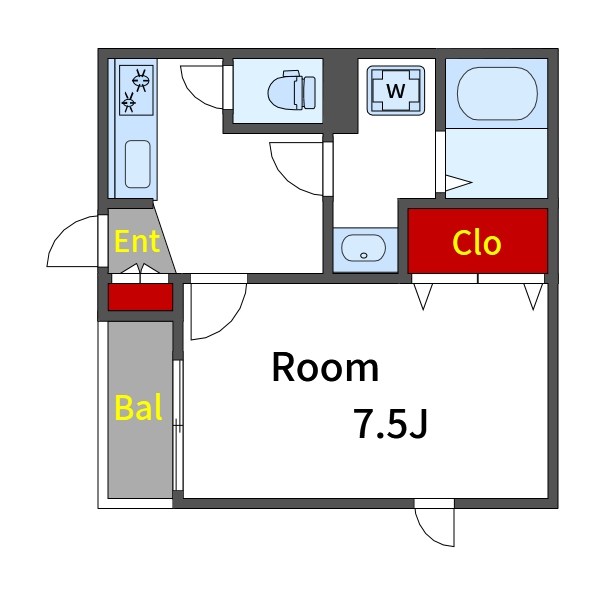 Cielo　stellate　Tabata 間取り