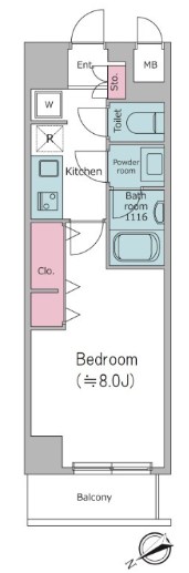 エルスタンザ清澄白河  間取り
