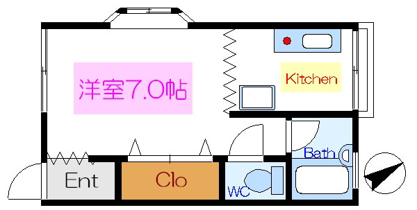 ハイツ小林 間取り