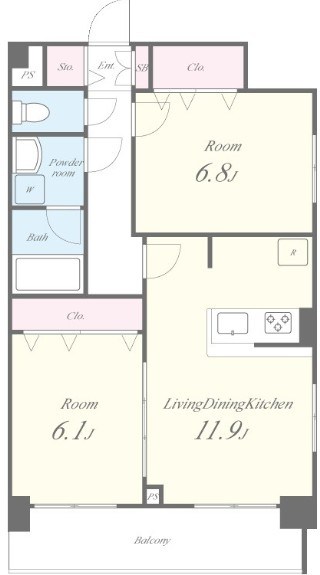 ＯＮＺＥ　ＭＡＲＩＮＡ　ＴＡＢＡＴＡ 間取り