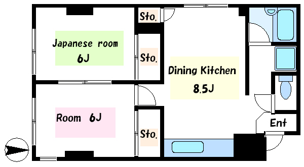 メゾンブランシェ  間取り