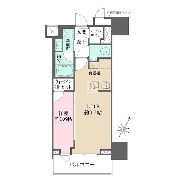 ザ・パークワンズ日本橋人形町 間取り図